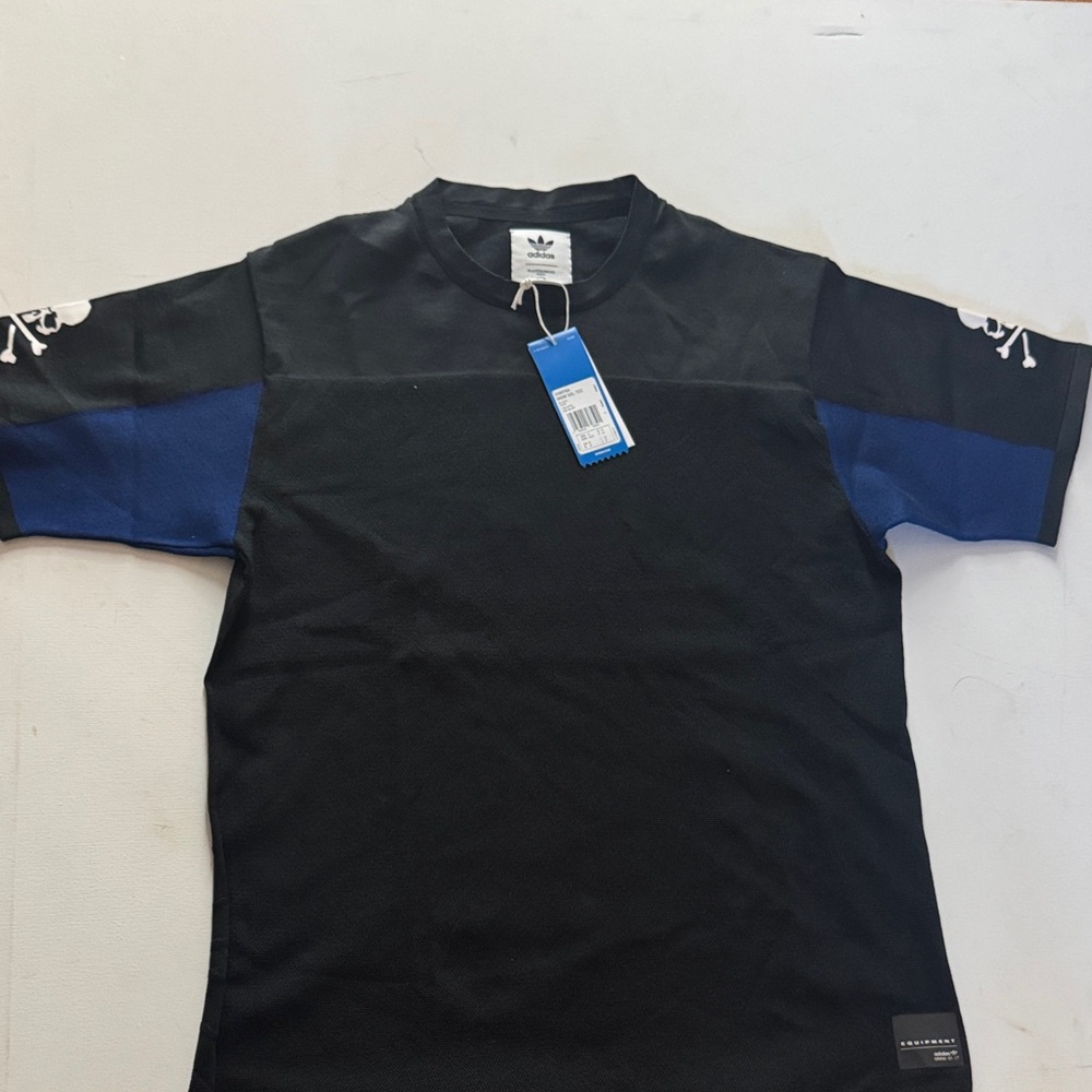 Mastermind Japan Black and Blue Short Sleeve Tee